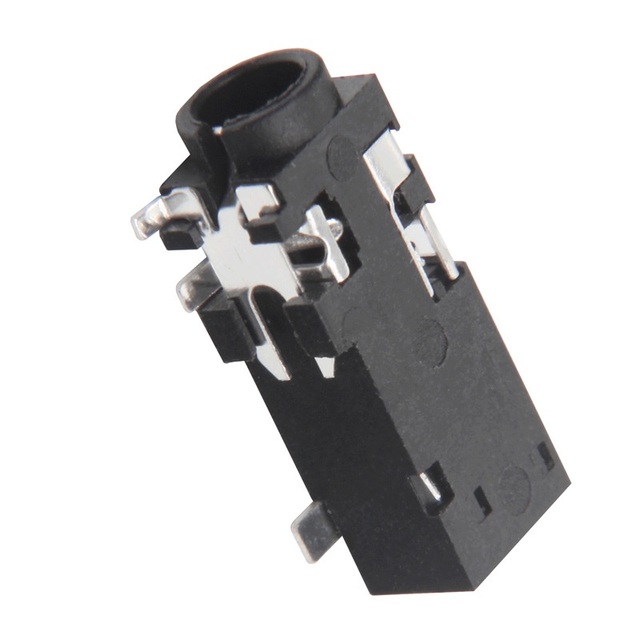 PJ-328B PJ3028B 3.5mm SMT Phone Jack 4-Pole Audio & Video Connector for Headphone Stereo Socket