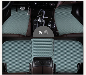 De alta calidad de múltiples color costura coche accesorios piso de inodoro impermeable, fácil de limpiar estera del pie - Product Image 4