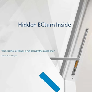 <span class=keywords><strong>ECturn</strong></span> Inside Automatischer Türöffner Deutsche versteckte elektrische flache Tür für Hotel Modernes Design 120kg Kapazität - Product Image 5