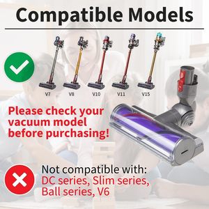 Tête électrique de brosse à rouleau à dégagement rapide pour tapis de sol en bois dur pour <span class=keywords><strong>aspirateur</strong></span> Dysons V7 V8 <span class=keywords><strong>V10</strong></span> V11 V15 <span class=keywords><strong>Animal</strong></span> Absolute - Product Image 3