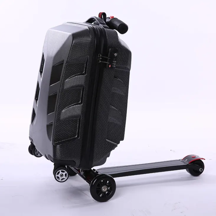 popular Scooter trolley case creative men and women luggage fashion travel suitcase