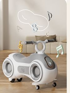 Primer <span class=keywords><strong>cumpleaños</strong></span> Treasure Peanut Twist Anti-Rollover Scooter <span class=keywords><strong>de</strong></span> cuatro ruedas para niños <span class=keywords><strong>de</strong></span> <span class=keywords><strong>1</strong></span> a 5 años <span class=keywords><strong>de</strong></span> edad, hechos <span class=keywords><strong>de</strong></span> plástico duradero - Product Image 2