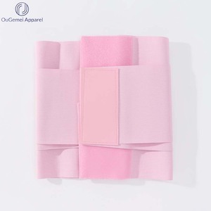 Plus Size Women's Pink <strong>Tummy</strong> <strong>Control</strong> Waist Trainer with Colombian Wrap Girdles Breathable Fajas Colombianas Abdomen <strong>Control</strong> - Product Image 4