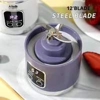 Mini mixeur portable 5 lames 450 ml USB étanche pour smoothies en extérieur 12000 tr/min ou moins multifonctionnel pour étudiants et usage domestique
