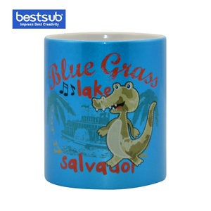 Personalized Sublimation Blank Custom 11oz Glittering Magic Color Heated Coffee Mug for Printing Light Blue B17QLZ - Product Image 2