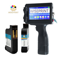 Mesin Printer Logo Bola Golf Wiseprint Tij Harga Pabrik Printer Inkjet Genggam Bertenaga Baterai 600dpi Nomor Bahasa Inggris Kode Batang Tanggal Kedaluwarsa
