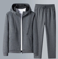 Ensemble de vêtements de sport décontractés pour hommes printemps-automne, pantalon en coton respirant à manches longues, coupe ajustée, uniforme scolaire, sweat à capuche