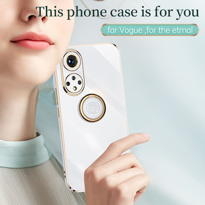 Fundas para teléfono con soporte para anillo, nueva funda protectora para teléfono móvil, funda para teléfono galvanizada <span class=keywords><strong>2022</strong></span> para Honor 50 Pro - Product Image 6