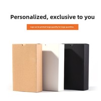 Boîte Cadeau en Carton Kraft Blanc Durable et Élégante pour Thé, Thé aux Fleurs ou Bougie à Tiroir