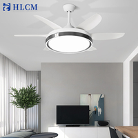 Lámpara de Techo Moderna para Oficina en Casa con Motor de Cobre de 96W, Ahorro de Energía, Control Remoto, 3 Colores de Luz LED, CRI 90, Garantía de 10 Años