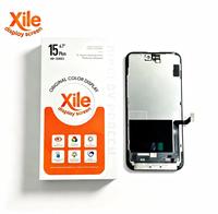 Écran LCD de remplacement pour téléphone portable 15 Plus, assemblage numériseur 6,7 pouces, luminosité 600-700 cd