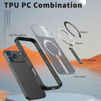 Magnetische Koeling Tpu + Pc + Metalen Behuizing Voor 17 Pro Max 15/16 Pro 16e Pantser Ontwerp Draadloze Lading Gaming Beschermhoes