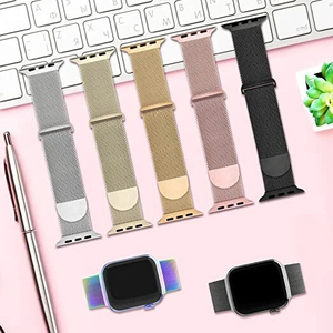 Bracelet de montre Upro Milanese pour iWatch Series 10 9 46mm 41mm, bracelet en acier inoxydable doré de luxe pour iWatch femme S10 - Product Image 6