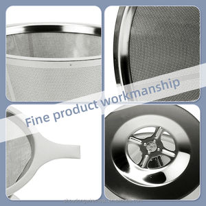 Portátil De Aço Inoxidável Cone Invertido Filtro De Café Cold Brewing 250 300 Mesh Drip Funnel Café Ferramentas Acessórios Food Grade - Product Image 3