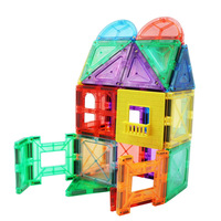 150 Piezas de Bloques de Construcción Magnéticos ABS Transparentes, Juguete Educativo de Rompecabezas para Niños