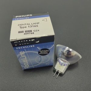 Lampe dentaire originale PHI-LIPS, <span class=keywords><strong>pieds</strong></span> <span class=keywords><strong>plats</strong></span>, 13865, 12V75W, machine de photopolymérisation à lumière bleue, ampoule fusionnée 409768, 13165, 14V 35W GZ4 - Product Image 5