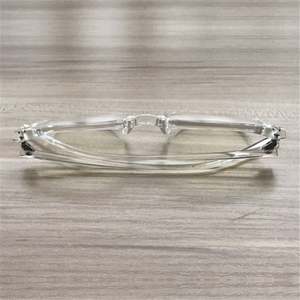 Gafas de Moda Redondas para Hombre y Mujer, Montura TR90 con Lentes Transparentes, Monturas de Gafas Ópticas Transparentes - Product Image 5