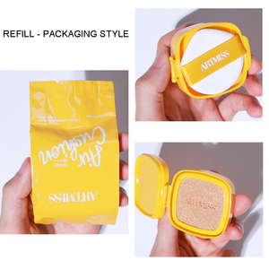 Crème BB coussin SPF45/PA+++ Contrôle du sébum Protection solaire Fond de teint coussin léger Maquillage visage Coussin d'air Logo personnalisé - Product Image 5