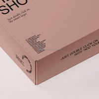 Caja de Cartón Corrugado Plegable Personalizable y Reciclable con Forro de Esponja y Diseño Impreso Personalizado