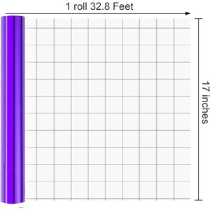 Merture Purple Metallic <b>Wrapping</b> <b>Paper</b> Roll 17 In X 32.8 Ft With Cutting Lines For Anniversary Birthday - Product Image 3