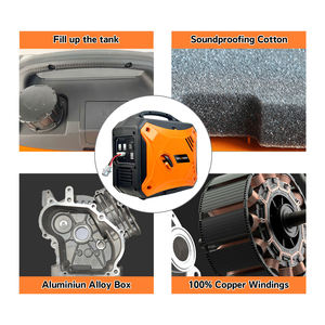 Générateur silencieux à <span class=keywords><strong>essence</strong></span> portable 2KW pour camping-car, camion, 12V 24V, mini générateur silencieux à démarrage et arrêt automatique, générateur à <span class=keywords><strong>essence</strong></span> - Product Image 6