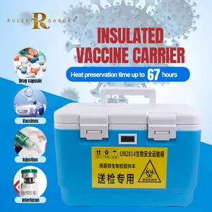隔热便携式肩冰柜兽医实验室医疗运输疫苗载体冷却器箱