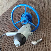 Machine de forage de puits d'eau portable mini électrique 220V à moteur central de 1,5 kW, directement de l'usine