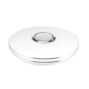 Décoration moderne pour la maison, simplicité, acrylique, RGB, musique, application intelligente, télécommande, éclairage LED rond pour plafond - Product Image 5