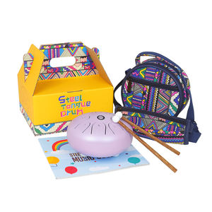 Venta caliente Tambores chinos Instrumentos Fabricantes Niños 5,5 ''Tambor <span class=keywords><strong>de</strong></span> mano Percusión popular Meditación Tambor <span class=keywords><strong>de</strong></span> lengua <span class=keywords><strong>de</strong></span> acero - Product Image 4