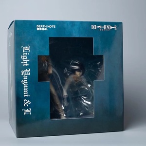 Statuetta <span class=keywords><strong>Anime</strong></span> <span class=keywords><strong>Death</strong></span> <span class=keywords><strong>Note</strong></span> di 22CM, <span class=keywords><strong>L</strong></span> Lawliet e Light Yagami, Modello in PVC, Prodotto Finito Giapponese, per Età 14+ - Product Image 2