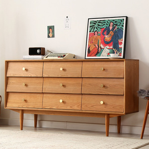 <span class=keywords><strong>Commode</strong></span> à 5 <span class=keywords><strong>tiroirs</strong></span> <span class=keywords><strong>en</strong></span> bois massif avec serrure, meuble de rangement autoportant pour chambre à coucher, organisateur de fin de lit, mobilier de maison - Product Image 2