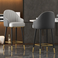 Stuhl Bar Metall Theke Nordic Swivel Moderne Wohn möbel Set Hoch Holz Samt Küche Leder Gold Luxus Hocker Stuhl Bar