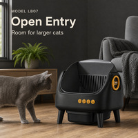 Elektrische Großraum-Katzentoilette Automatische Intelligente Selbstreinigende App-gesteuerte Katzentoilette mit Großer Kapazität