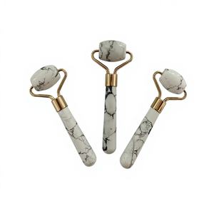 Rodillo de masaje facial con logotipo personalizado de alta calidad, caja de masajeador facial de jade turquesa blanco, rodillo de jade de alta calidad al por mayor - Product Image 6