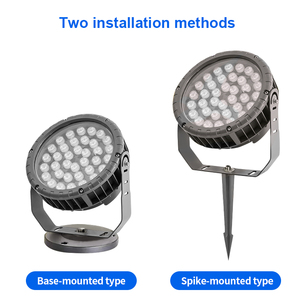 Projecteurs <span class=keywords><strong>LED</strong></span> d'extérieur à haute puissance pour aménagement paysager, en aluminium moulé sous pression, de forme ronde, pour la décoration, vente en gros d'usine - Product Image 1