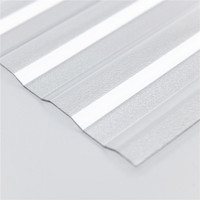 Panneau de toiture en polycarbonate ondulé moderne, durable et écologique, garantie 10 ans, pour serre/abri de voiture