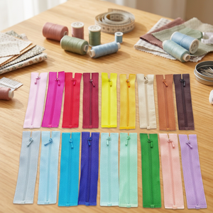 Vente en gros n° Fermeture éclair en résine plastique écologique à extrémité ouverte, taille mini, pour vêtements de poupée - Product Image 2