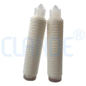 Nylon 66 membranes constructed pleated nylon filter cartridges for satisfying various requirements in chemical filtration