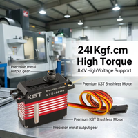 Servo Brushless Mini Alloy KST X15-1809 24kg.cm HV Digital Actuator untuk Sambungan Robot Industri Lini Produksi Otomatis