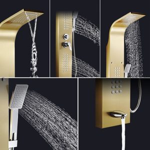 Многофункциональная термостатическая душевая панель для ванной - Product Image 6