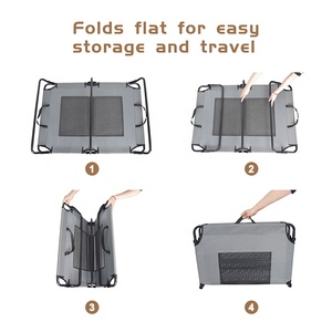 Sofá transpirable para perros, cama plegable para mascotas a prueba de morder, ideal para acampar, para verano - Product Image 4