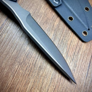 มีดต่อสู้ทางยุทธวิธี SS206 ใบมีดสแตนเลสคุณภาพสูง G10 ด้ามจับแบบตรง ปรับแต่งได้ตามต้องการ DIY OEM ความหนา 4.0 มม. 1 - Product Image 2