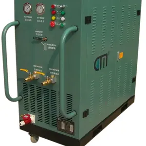 5HP soğutucu buhar kurtarma sistemi yağ az R134a ac kurtarma gaz şarj makinesi R22 gaz kurtarma ünitesi