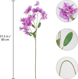 Flores Artificiales de Guisante Dulce, Hechas a Mano, Realistas, de Seda, para Decoración de Mesa en Bodas y Hogar, Venta al Por Mayor de Fábrica - Product Image 2