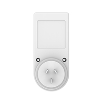 Enchufe Inteligente Digital Wattsave Industrial y Doméstico, 240V 10A, Enchufe Australiano con Autoconexión a Tierra, Programación Diaria/Semanal