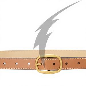 Ceintures en cuir de vache gravées au laser vintage, robustes et durables, avec boucle en cuivre pour hommes, femmes et enfants, personnalisation haut de gamme - Product Image 1