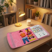 Tableau d'apprentissage Montessori en feutre, jouets sensoriels éducatifs pour tout-petits, activités de motricité fine, directement de l'usine
