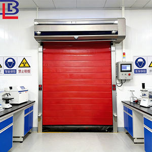 Puertas Rápidas de Alta Velocidad para Garaje, Puertas Enrollables de PVC para Exteriores, Persianas Enrollables de PVC - Product Image 6