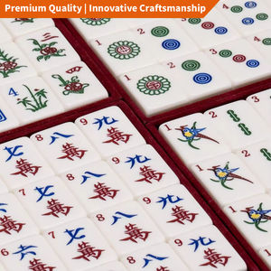 Juego <span class=keywords><strong>de</strong></span> Mahjong <span class=keywords><strong>de</strong></span> Lujo Personalizado con Diseño <span class=keywords><strong>de</strong></span> Tortuga, Regalos, 160 166 Fichas <span class=keywords><strong>de</strong></span> Mahjong Americanas <span class=keywords><strong>de</strong></span> Acrílico en Blanco con Purpurina y Recubrimiento UV para Viaje - Product Image 1