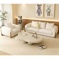 Sofá de Salón Contemporáneo con Brazos Redondos PZCN HOME Tuxedo para Casas Pequeñas, Muebles de Sala de Estar, Hotel, Apartamento, Oficina, Villa